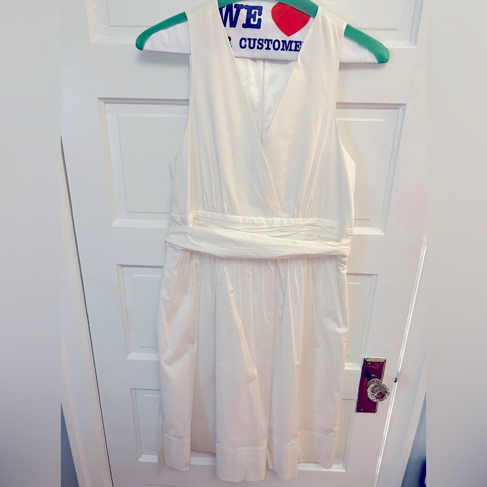 White flowy dress